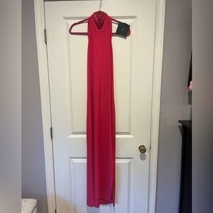 Norma Kamali Halter Gown - Rose M